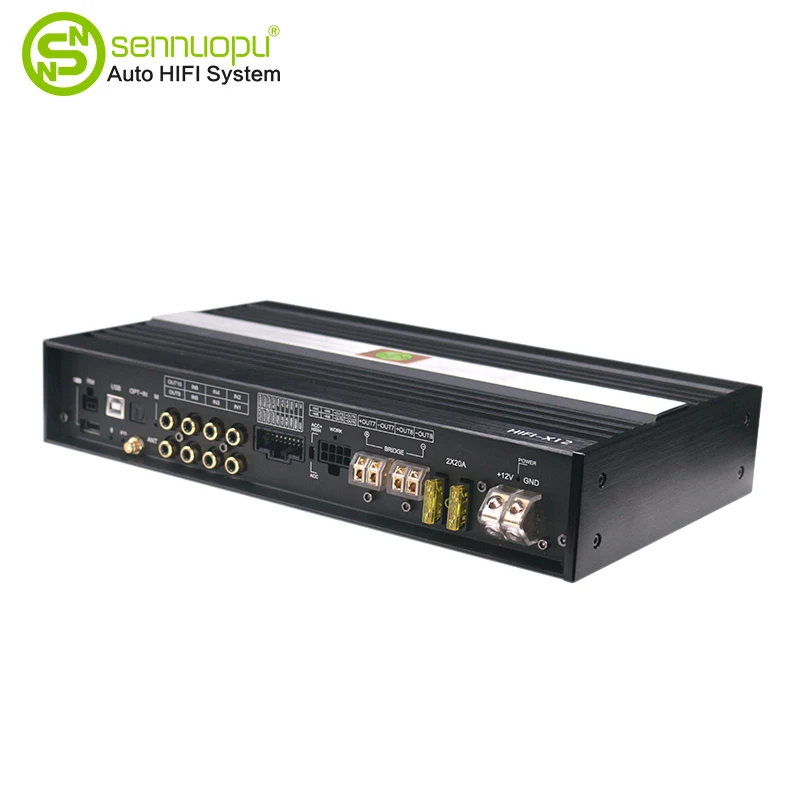 8-Ch Auto Power AMP + 10-CH digitaleko soinu prozesadorea