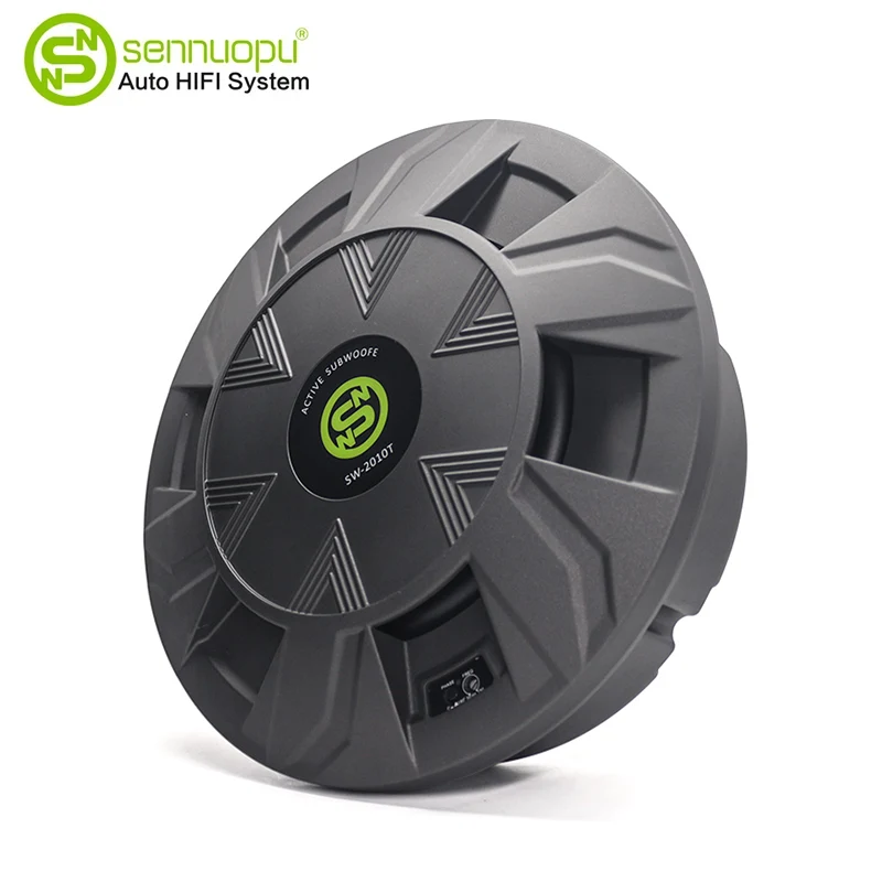 10 hazbeteko aktiboen ordezko pneumatikoen subwoofer