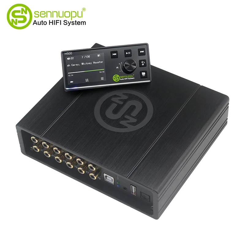 Auto Audio 8 Ch anplifikadorea 10 Ch DSP prozesadorearekin