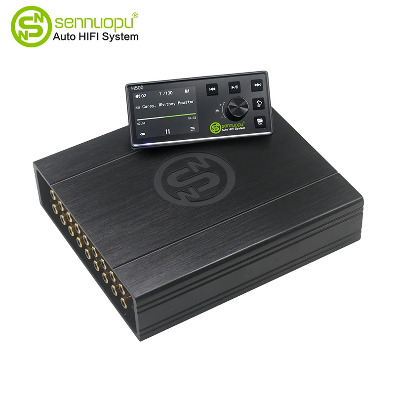 Auto Audio 8 * 30W anplifikadorea 12ch DSP-rekin
