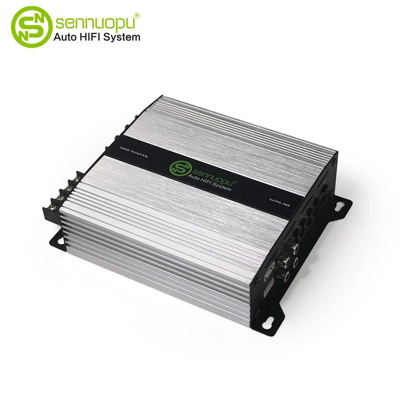 Monoblock Car Sound anplifikadorea klaseko subwoofer audio prozesadoreak